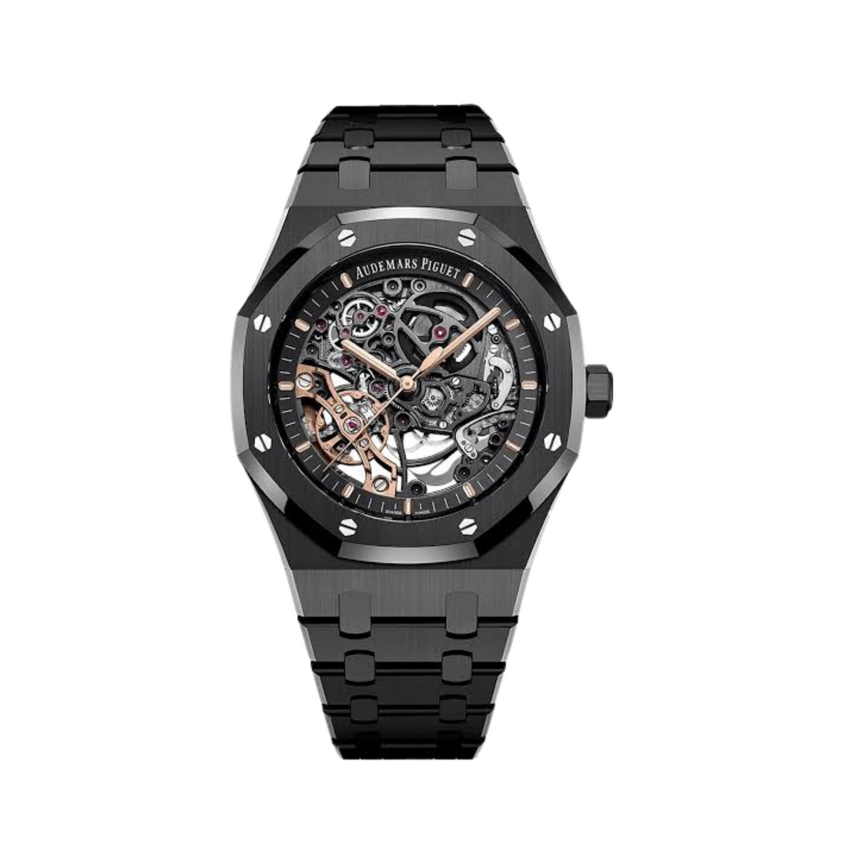 AUDEMARS PIGUET ROYAL OAK 41 DOUBLE BALANCE WHEEL - BLACK
