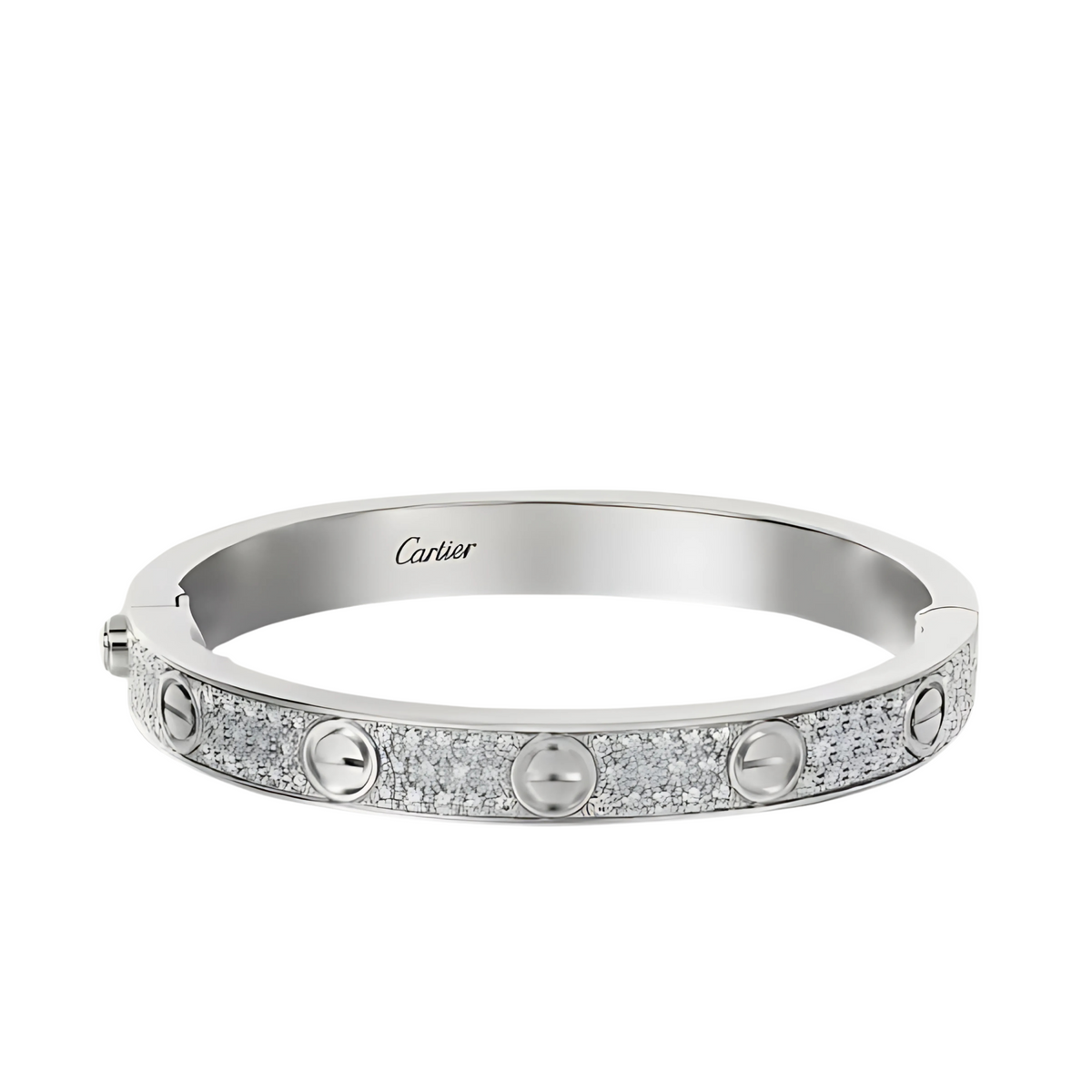 CARTIER LOVE CLASSIC BRACELET - DIAMANTE/SILVER