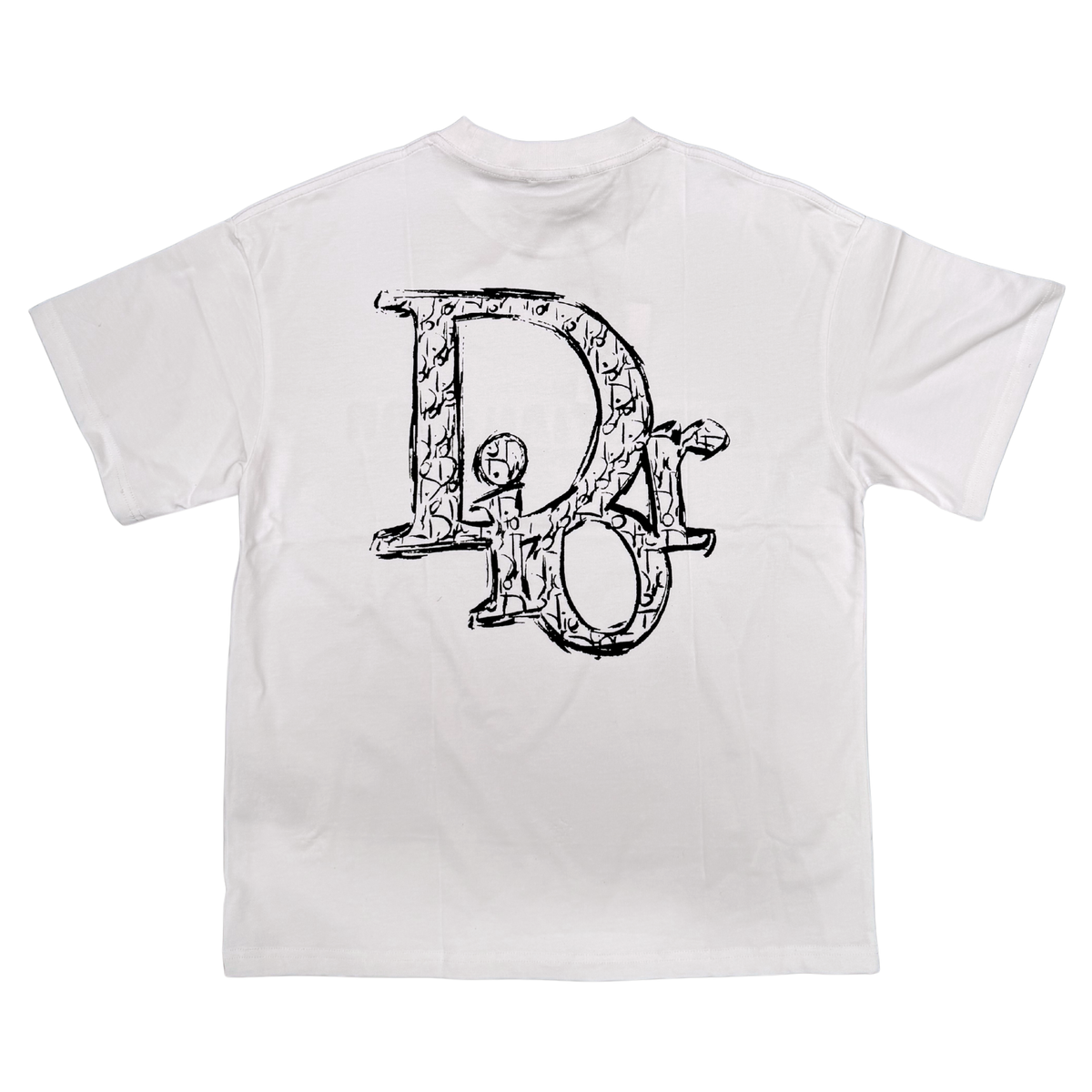 DIOR TIRE LOGO TSHIRT - WHITE
