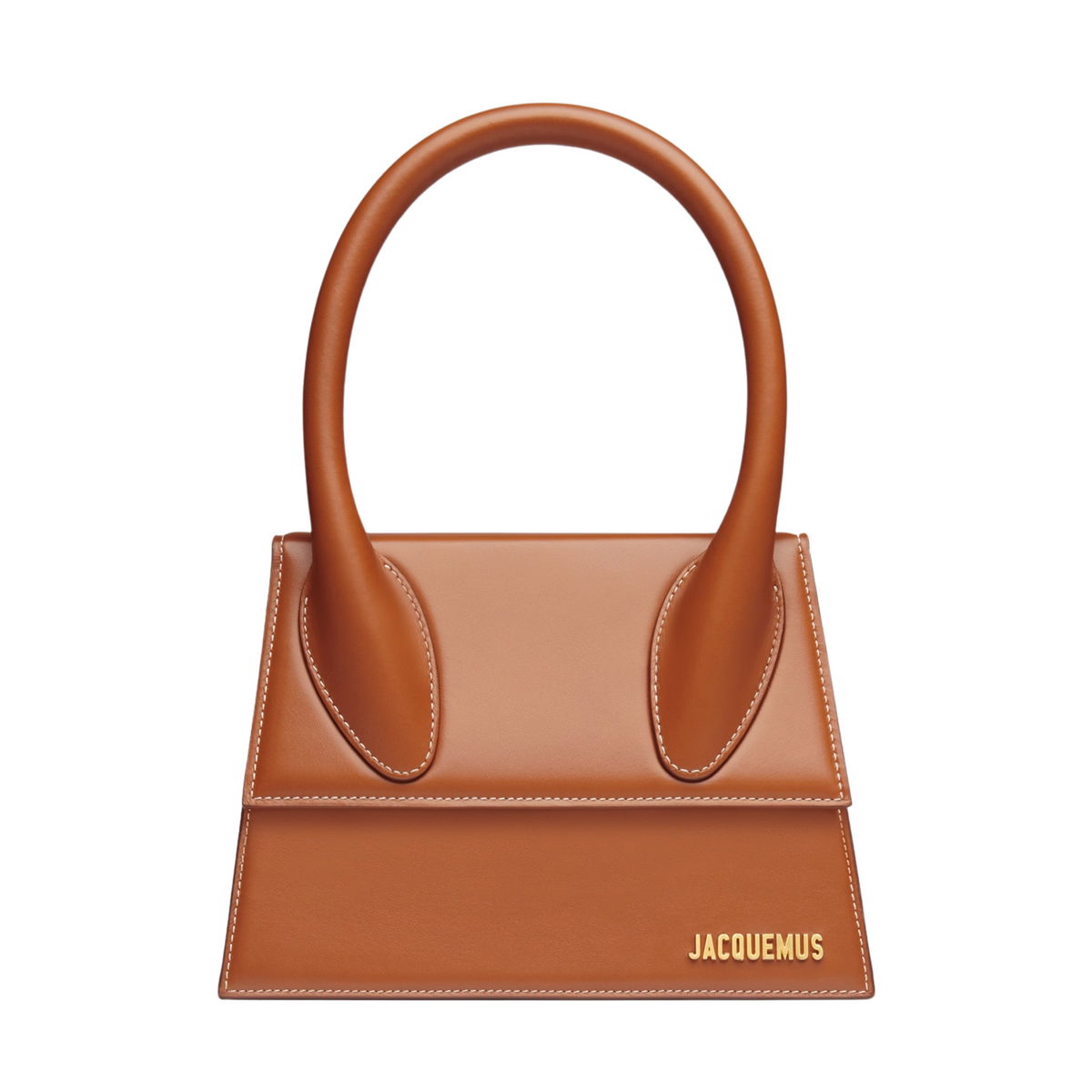 JACQUEMUS LARGE CHIQUITO BAG - BROWN
