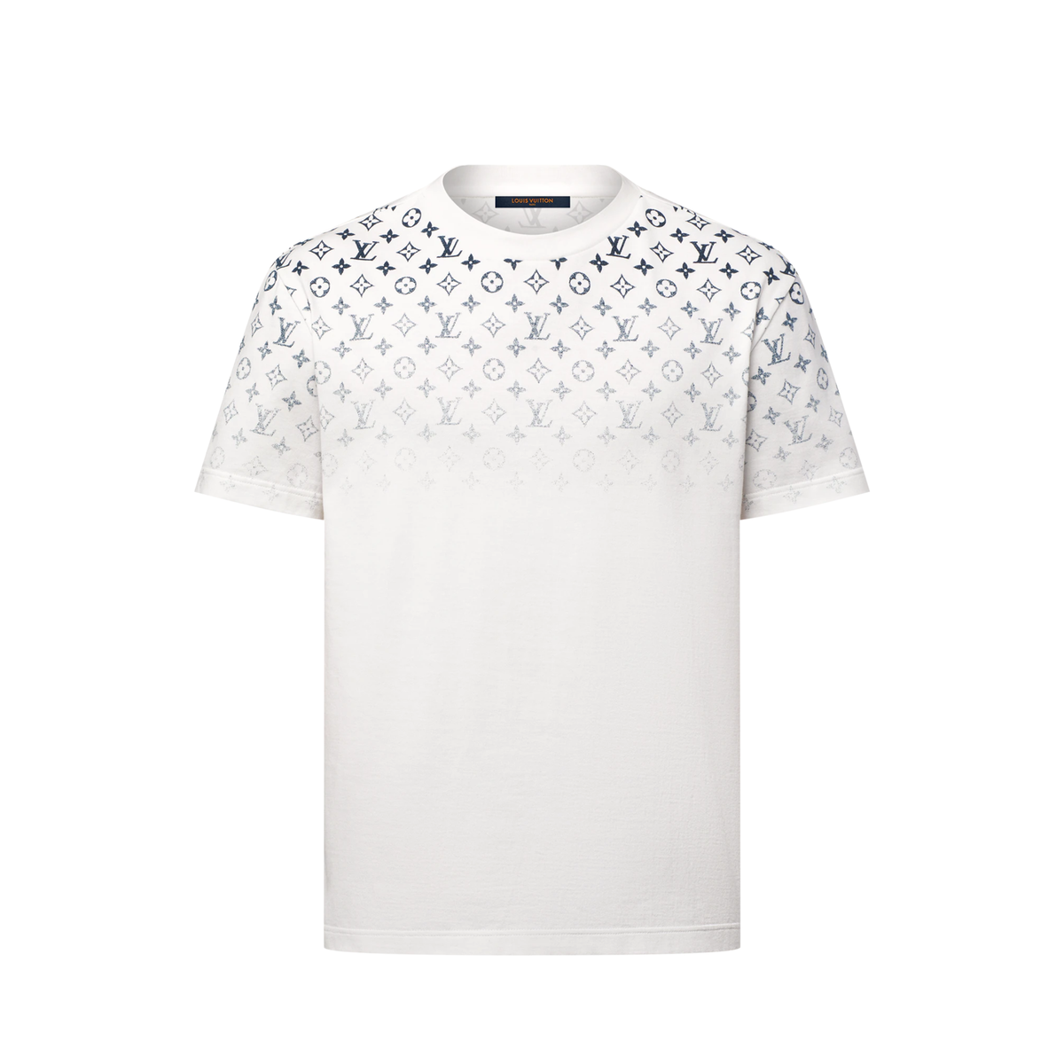 LOUIS VUITTON GRADIENT LOGO T-SHIRT - WHITE