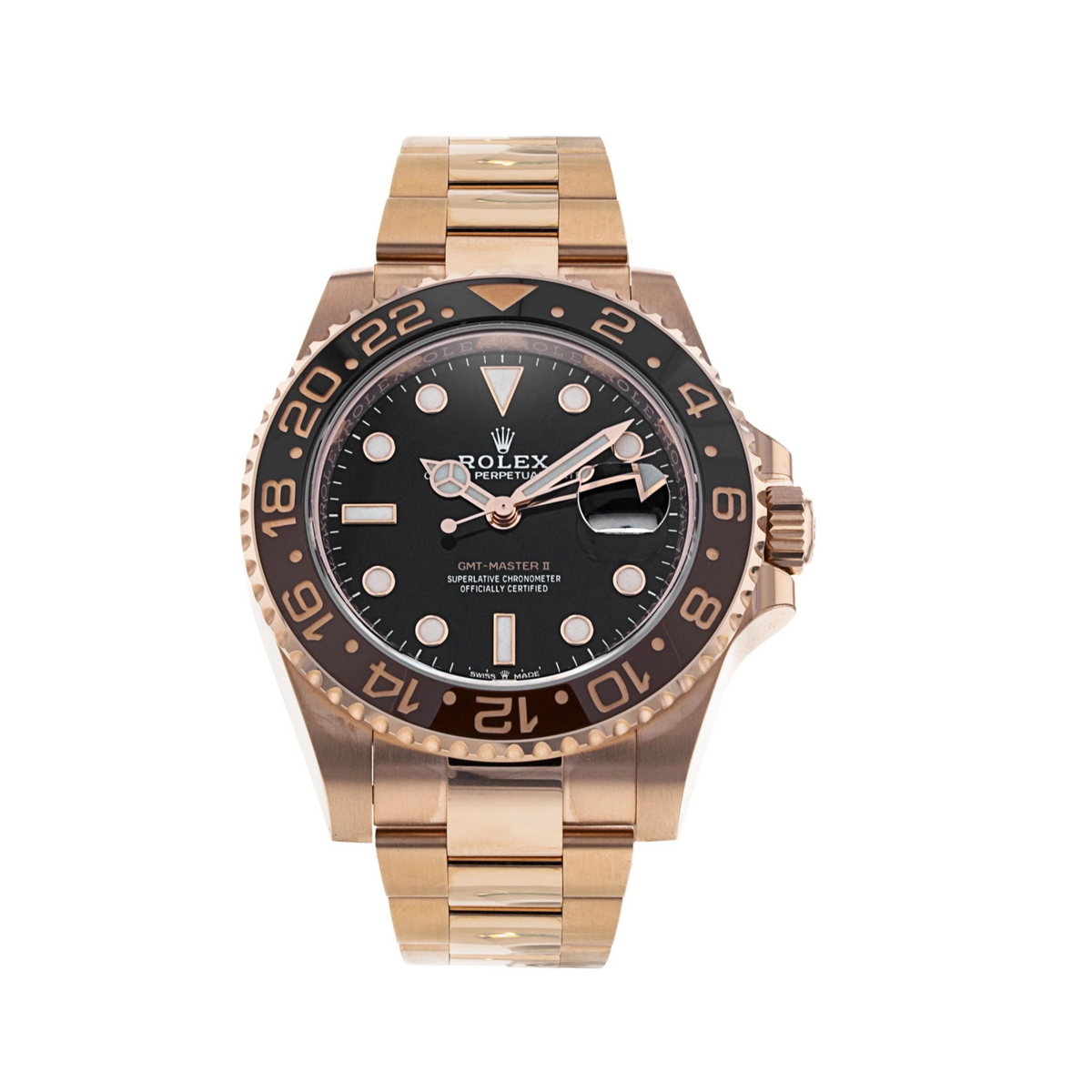 ROLEX GMT MASTER II 40MM 2 TONE BLACK BROWN
