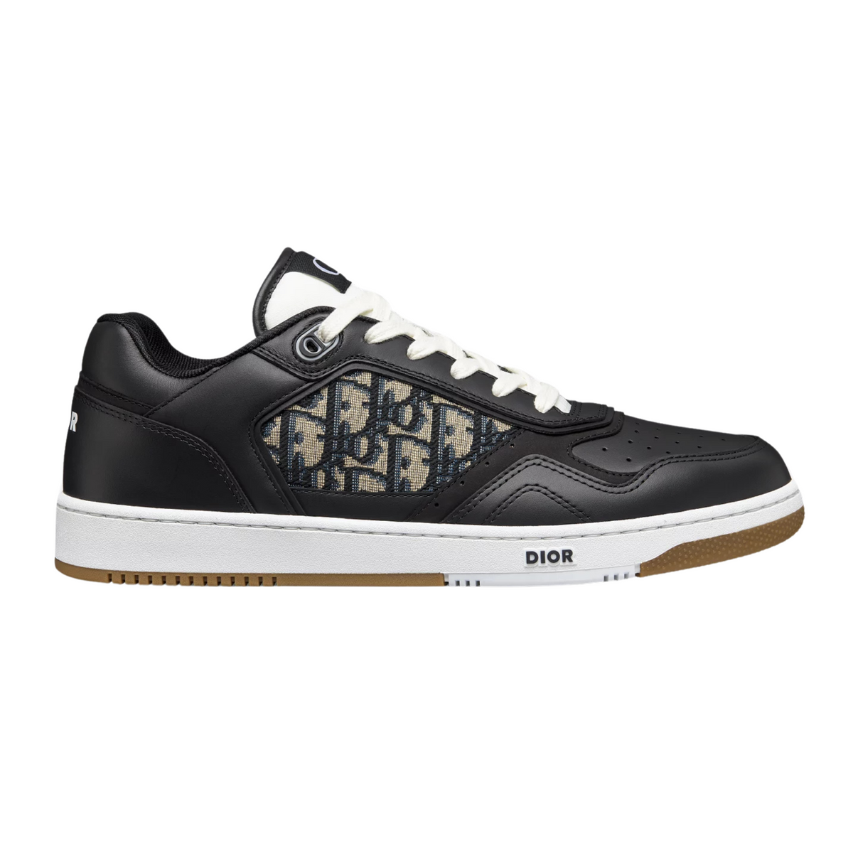 DIOR B27 UPTOWN LOW-TOP SNEAKER - BLACK/WHITE