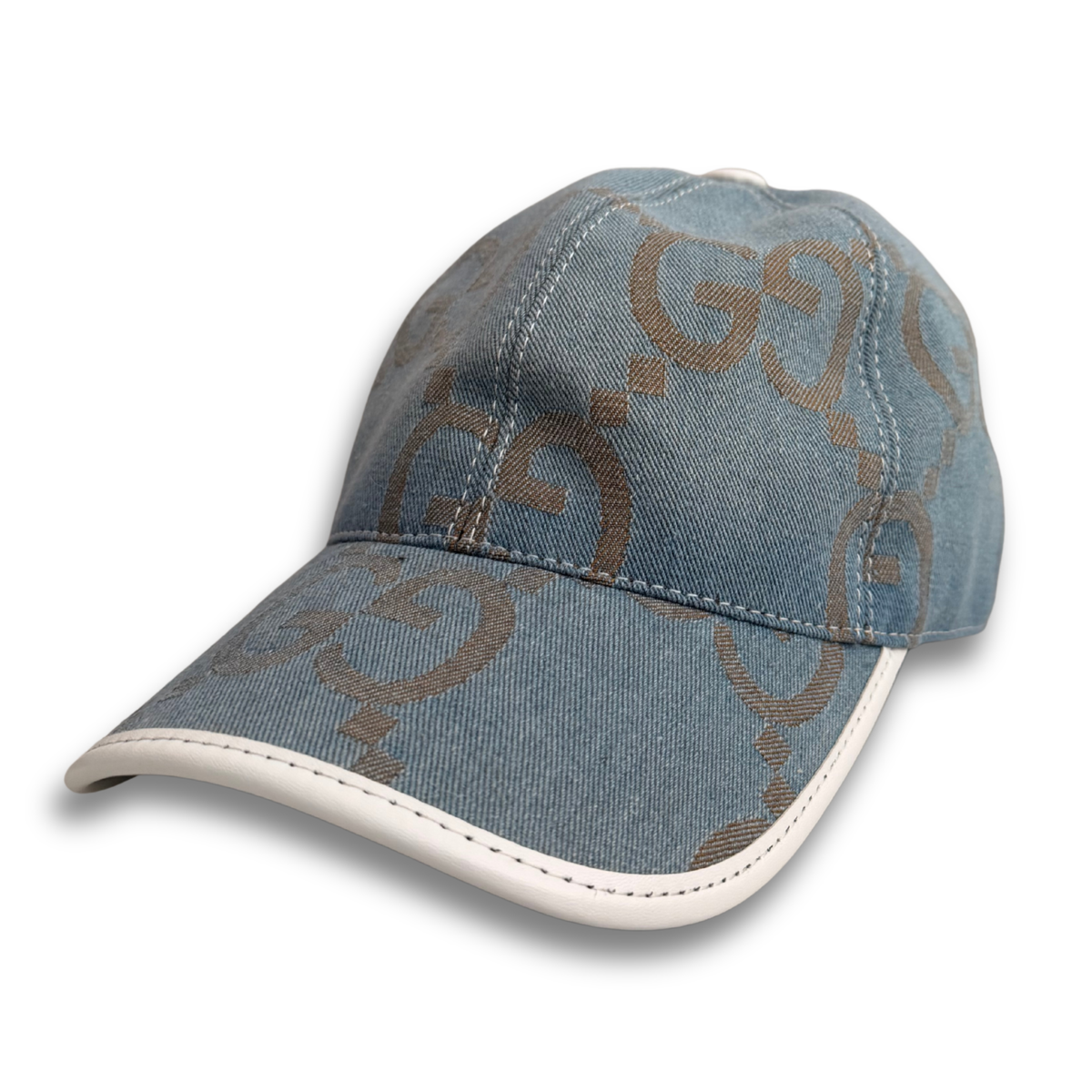 GUCCI GG JUMBO RIM HAT - DENIM