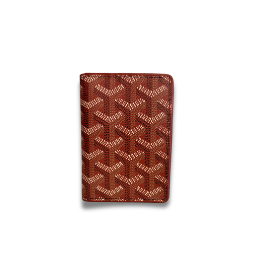 GOYARD FLIP CARD HOLDER - DARK RED