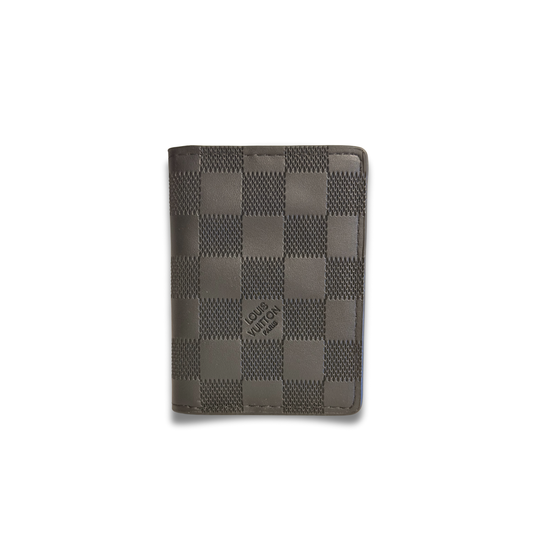 LOUIS VUITTON DAMIER FLIP CARD HOLDER - BLACK