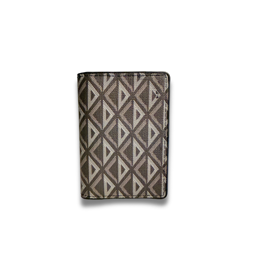 DIOR CD FLIP CARD HOLDER - GREY/BLACK