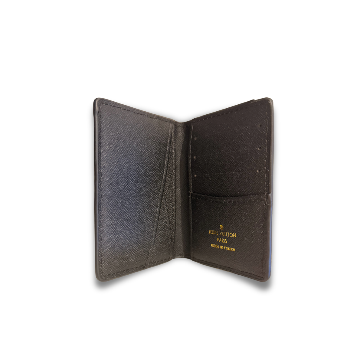 LOUIS VUITTON ECLIPSE SUNSET FLIP CARD HOLDER - BLACK