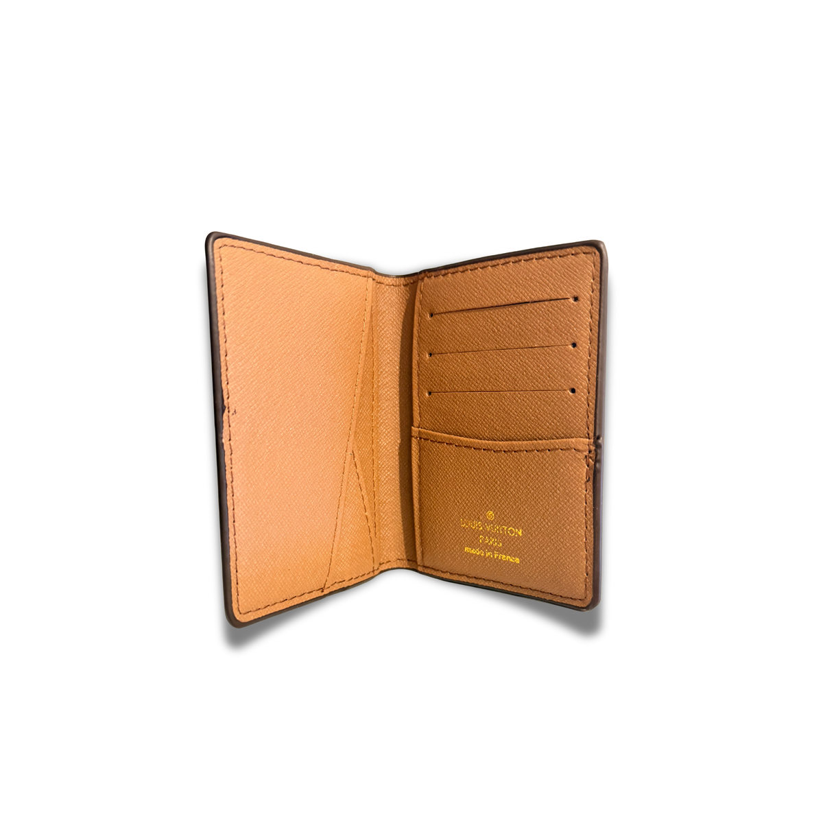 LOUIS VUITTON MONOGRAM FLIP CARD HOLDER - BROWN
