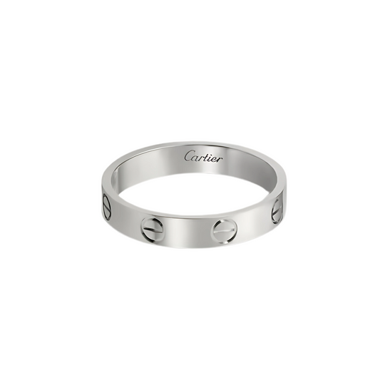 CARTIER LOVE RING - WHITE GOLD