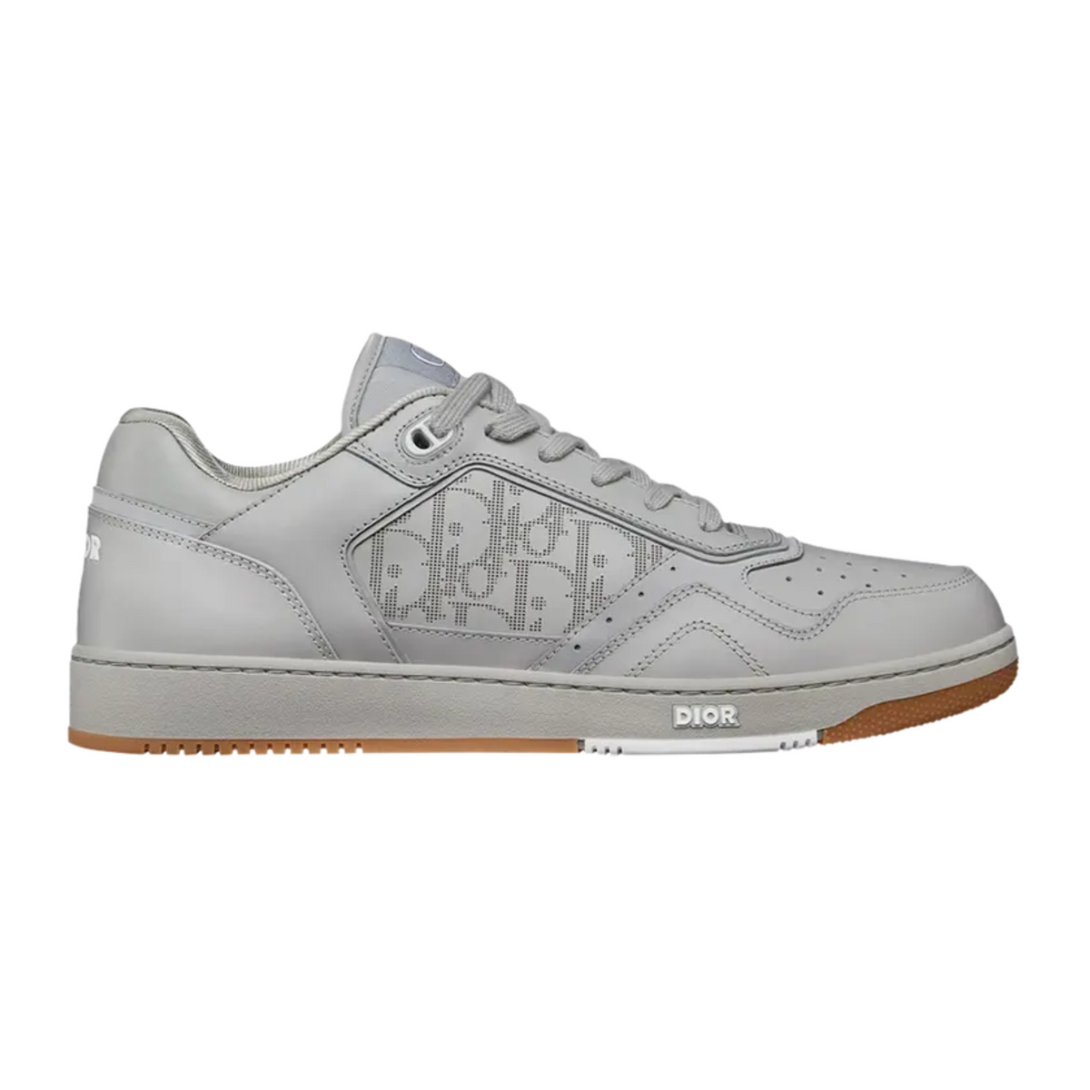 DIOR B27 UPTOWN LOW-TOP SNEAKER - LIGHT GREY