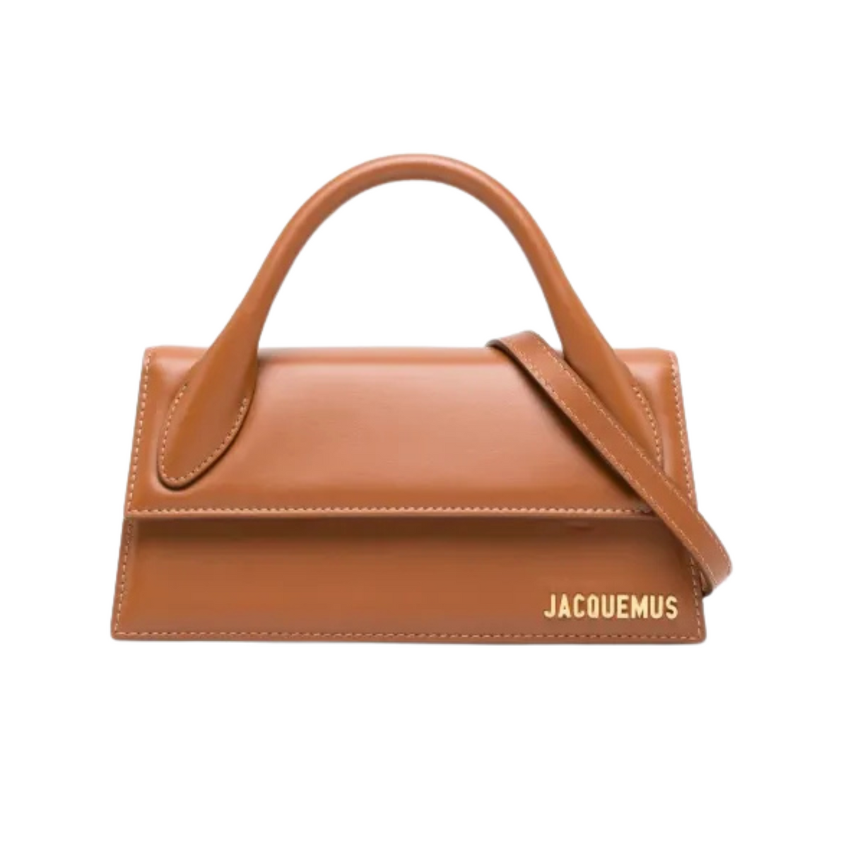 JACQUEMUS LE CHIQUITO LONG BAG - BROWN
