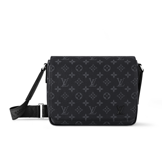 LOUIS VUITTON DISTRICT PM MONOGRAM BAG - BLACK