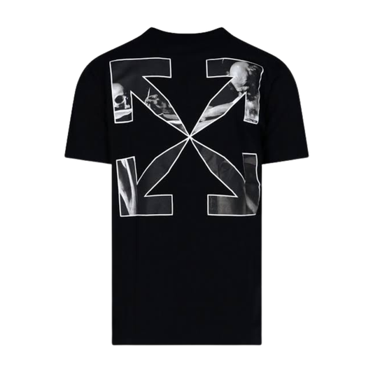 OFFWHITE CARAVAGGIO ARROW TSHIRT - BLACK