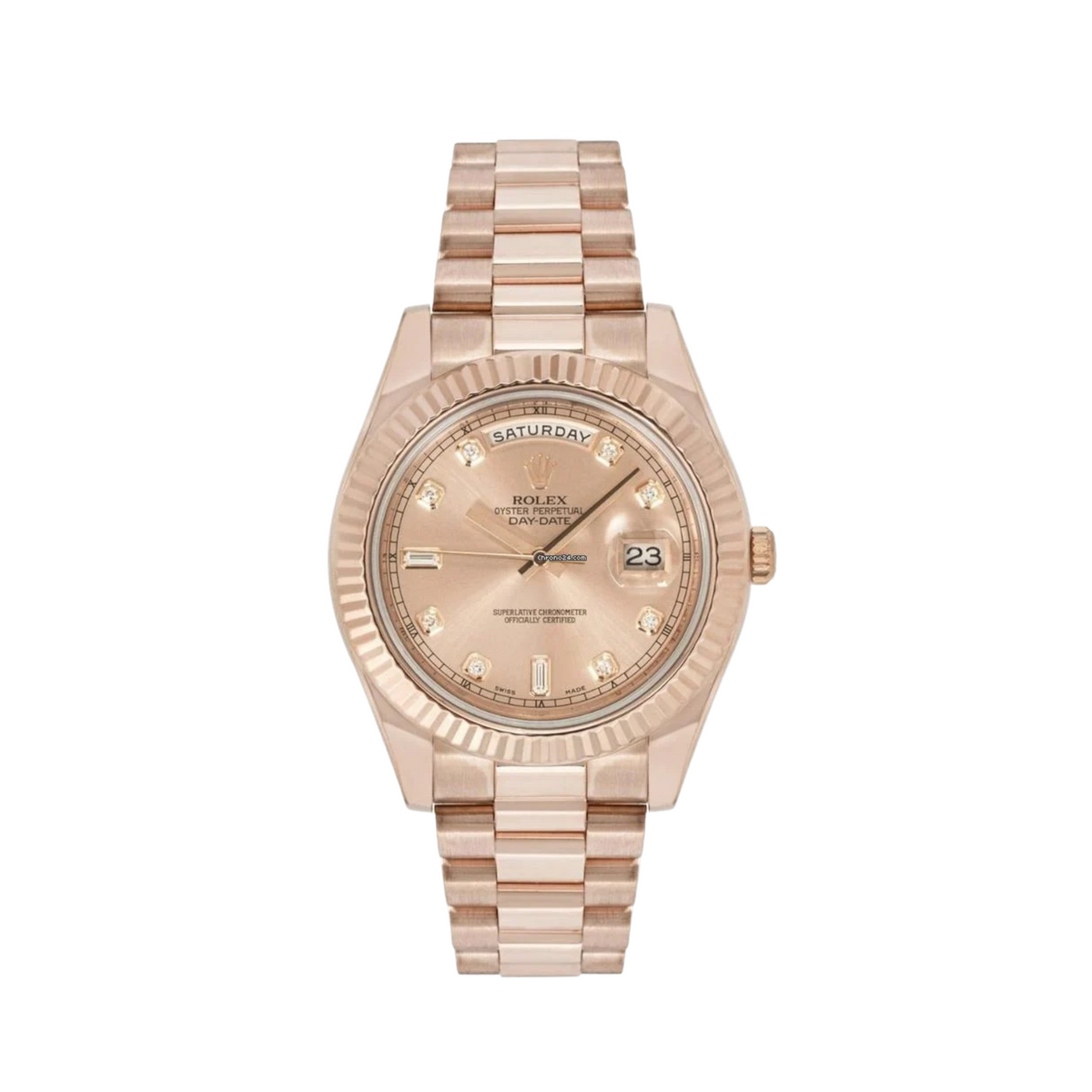 ROLEX DAY DATE 40 ROSE/ROSE DIAL