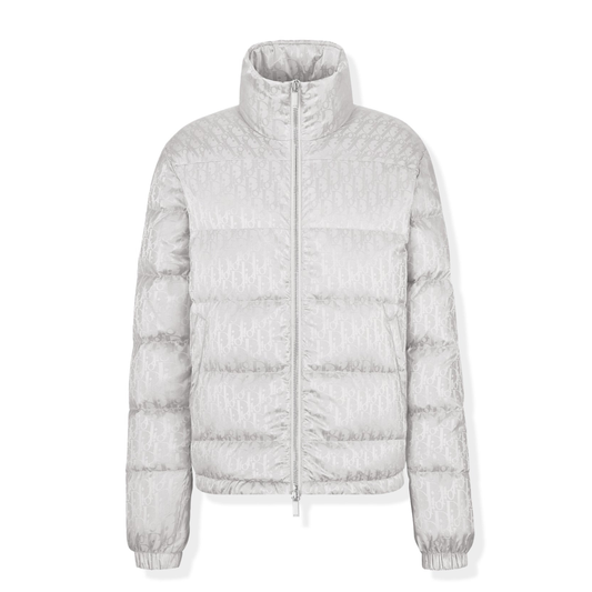 DIOR OBLIQUE PUFFER JACKET - WHITE