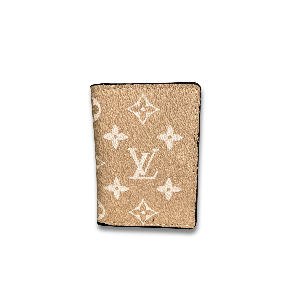 LOUIS VUITTON MONOGRAM FLIP CARD HOLDER - BEIGE