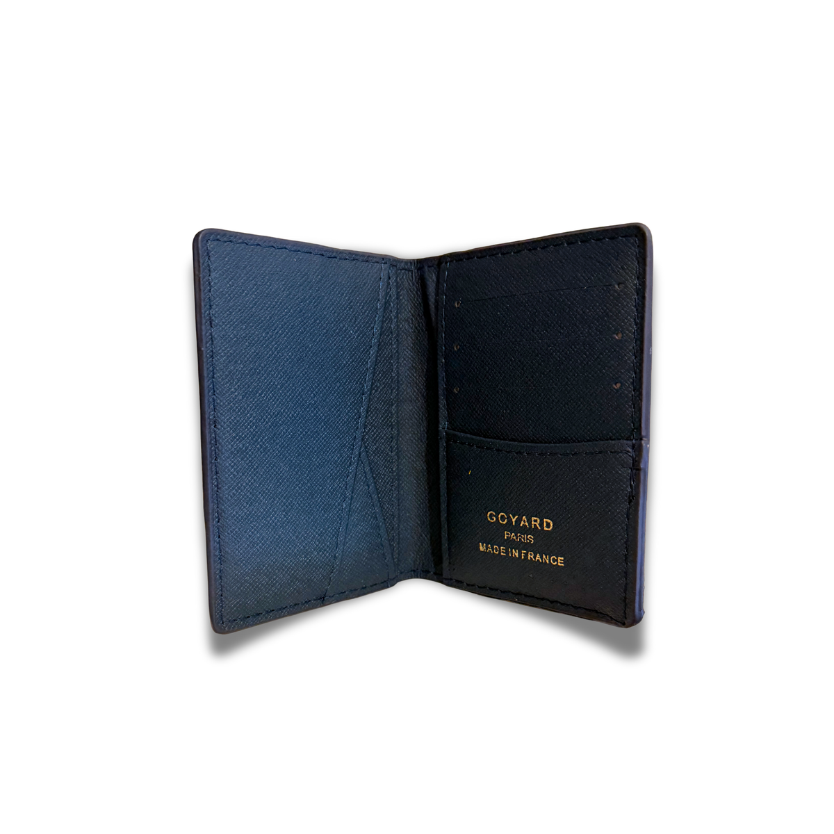 GOYARD FLIP CARD HOLDER - NAVY