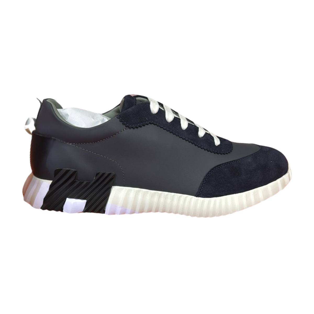 HERMES BOUNCING SNEAKER - GREY/BLACK