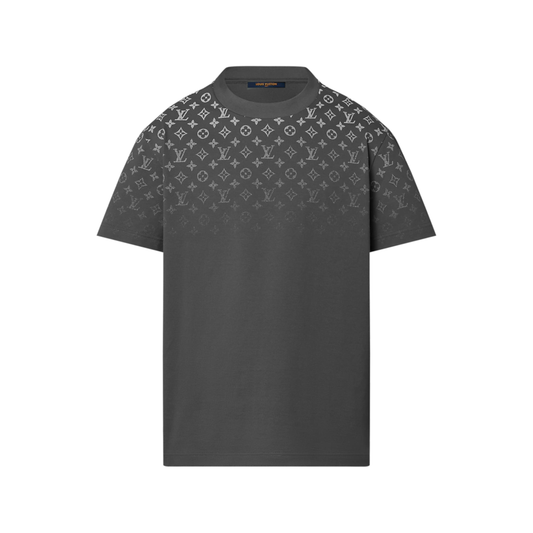 LOUIS VUITTON GRADIENT LOGO T-SHIRT - GREY