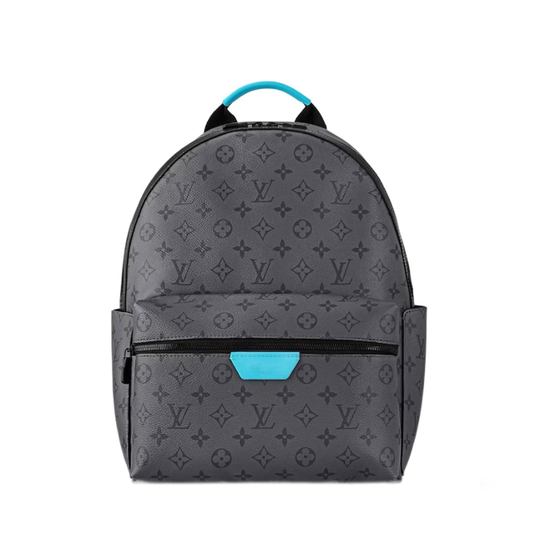 LOUIS VUITTON DISCOVERY BACKPACK MONOGRAM ECLIPSE - GREY/BLUE