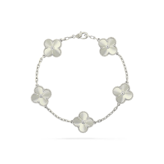 VAN CLEEF VINTAGE ALHAMBRA BRACELET - SILVER
