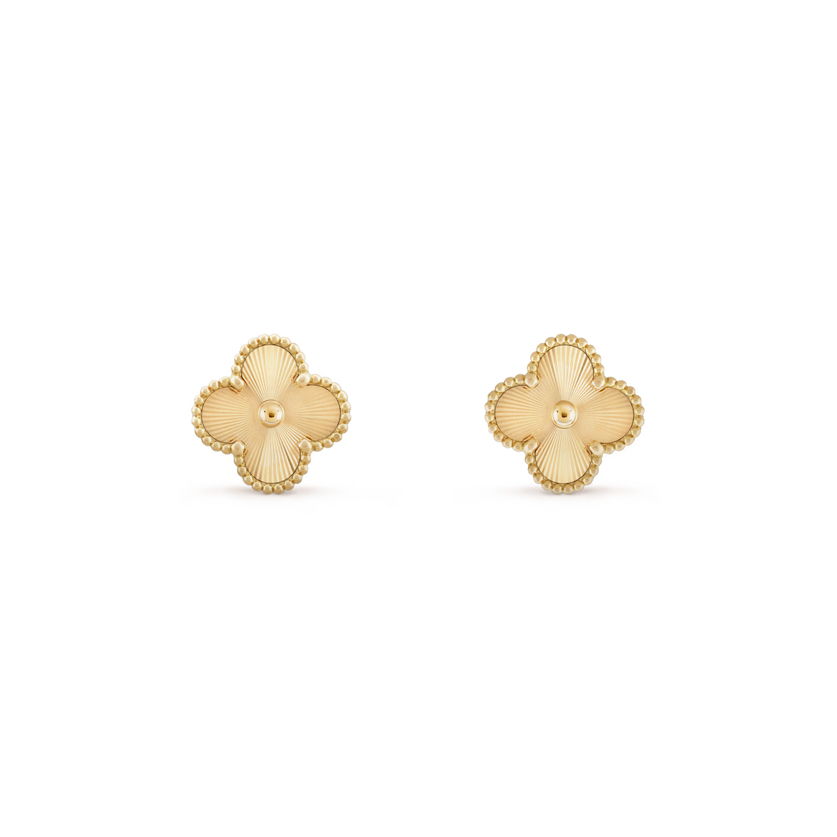 VAN CLEEF VINTAGE ALHAMBRA EARSTUDS - GOLD